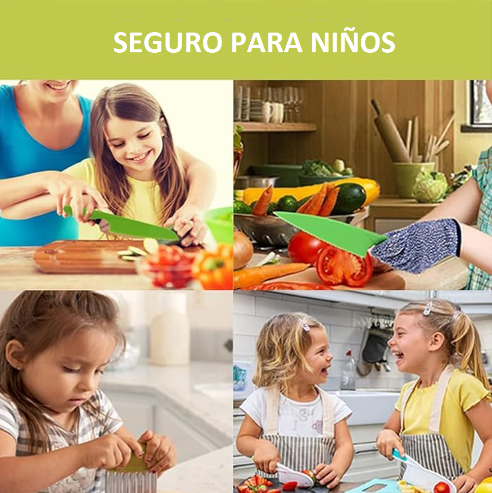 Cooklet™ - Kit de herramientas de cocina apto para niños