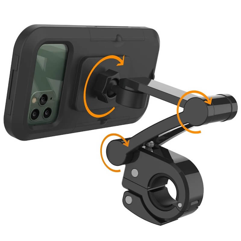 Shield360PhoneHolder™ - SOPORTE UNIVERSAL DURADERO DE TELÉFONO PARA BICICLETA Y MOTOCICLETA