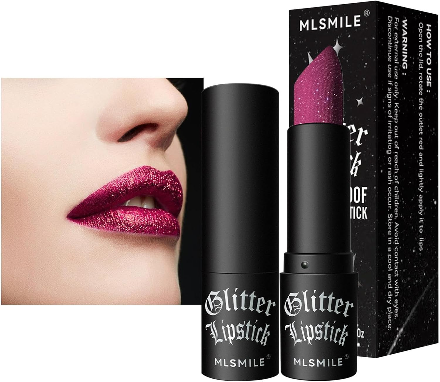 GlitterLipstick™ - LÁPIZ LABIAL GLITTER - ¡BRILLO DESLUMBRANTE PARA TUS LABIOS!
