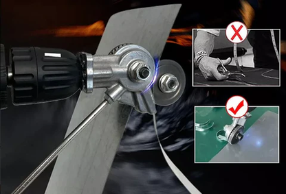 MetalCutter™ - ADAPTADOR DE CORTE DE METAL PARA TALADRO