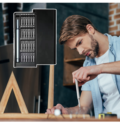 SCREWMASTER™ - JUEGO DE DESTORNILLADORES 24 EN 1