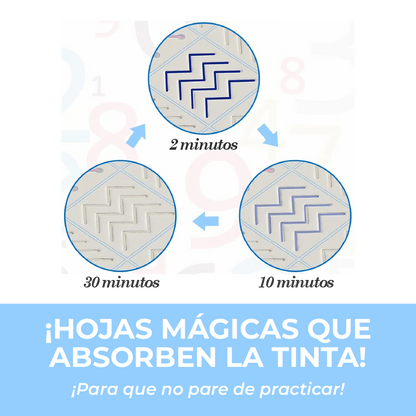 Kit de 4 Cuadernos de Caligrafía Mágica Creativa + Regalo Exclusivo