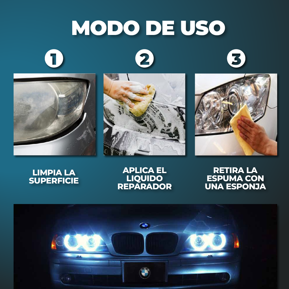 LightRenew ™ - Líquido reparador de focos de autos