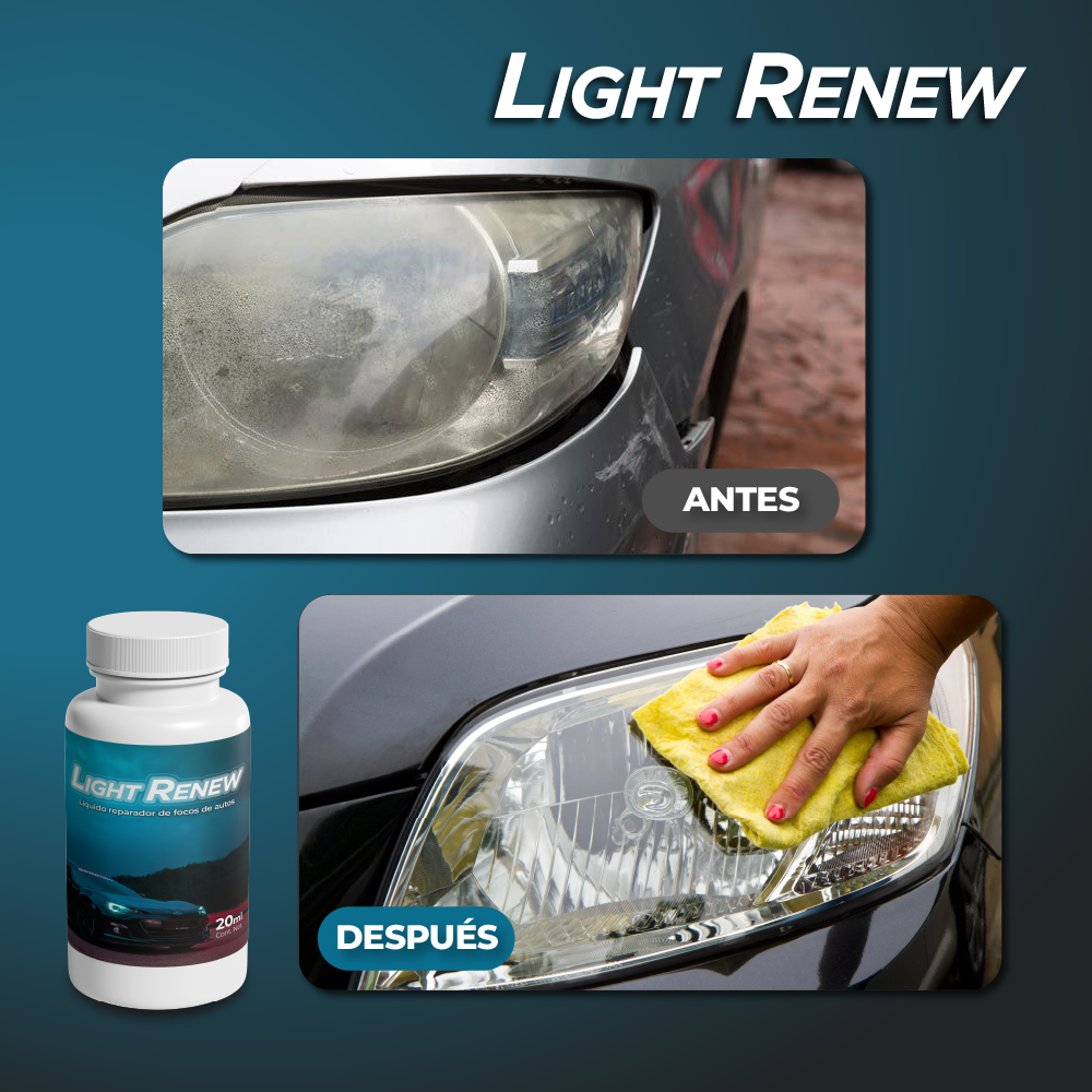 LightRenew ™ - Líquido reparador de focos de autos