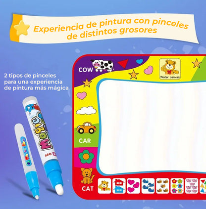 AquaArt™ - Alfombra de dibujo al agua con lapices mágico