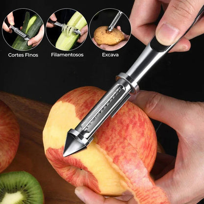 SliceSmart™ - Pelador de verduras de acero inoxidable