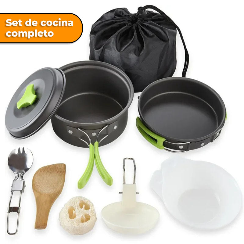 CompactCamp™ - Set de cocina para camping