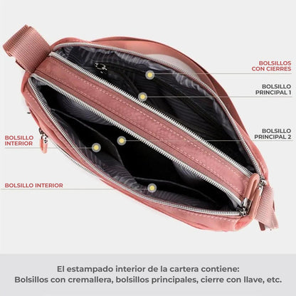 Eleganza™ - Cartera de mano multifuncional