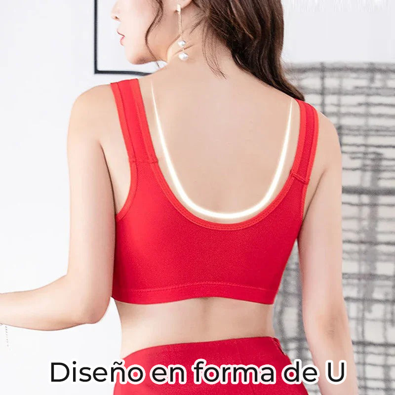 EasyOn™ - Sostén de algodon transpirable con botones