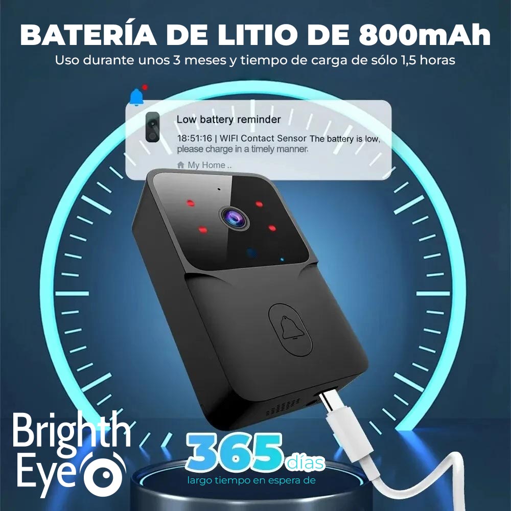 BrightEye™ - Timbre premium con camara de larga distancia