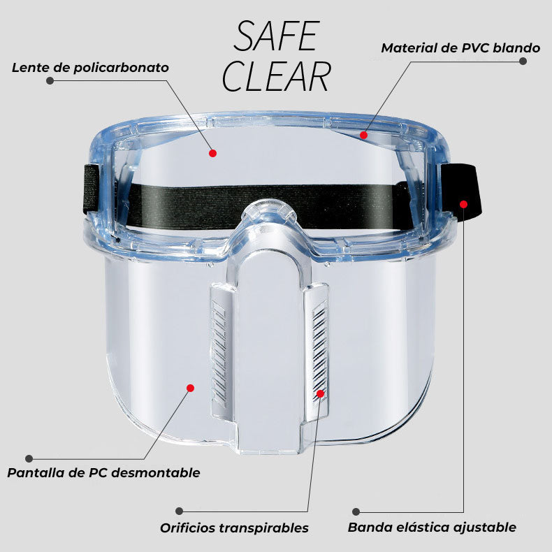 SafeClear™ - Mascara de soldadura transparente