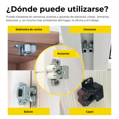 Dooreasy - Cerradura hermética para puertas de gabinetes