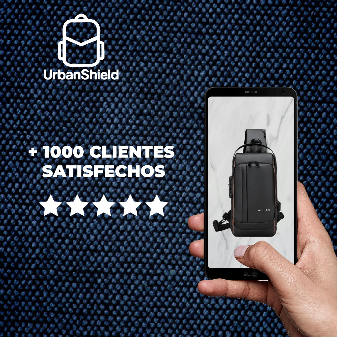 UrbanShield™ - Morral Unisex con Protección Antirrobo