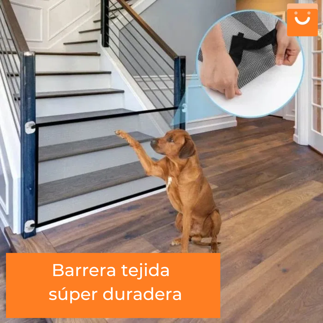 Malla portátil separadora de espacios para mascotas y bebés