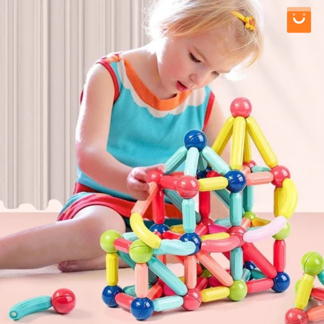 MagneticSticks™ - Bloques de construcción magnéticos educativos