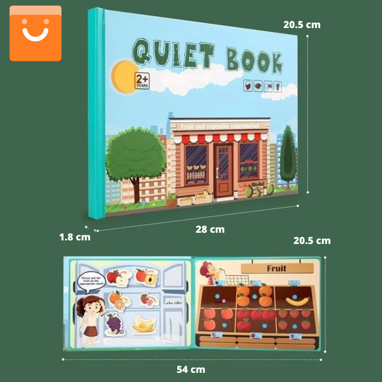 QuietBook™- Libro Montessori para Niños