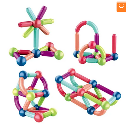 MagneticSticks™ - Bloques de construcción magnéticos educativos