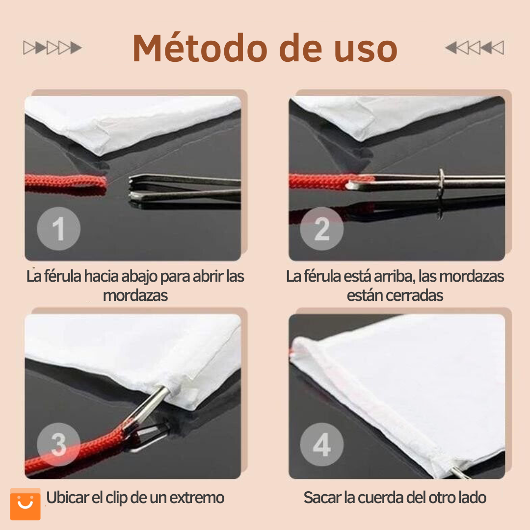 Clip Rope - enhebrador de cuerda