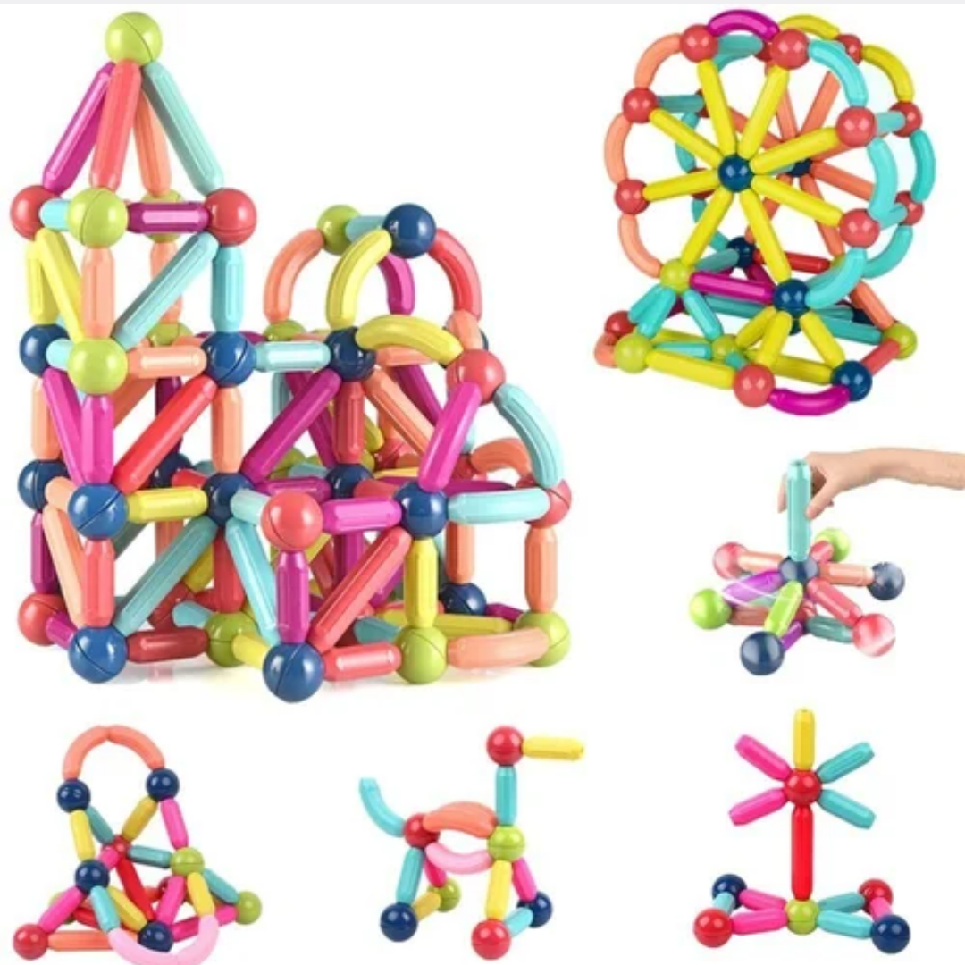 MagneticSticks™ - Bloques de construcción magnéticos educativos