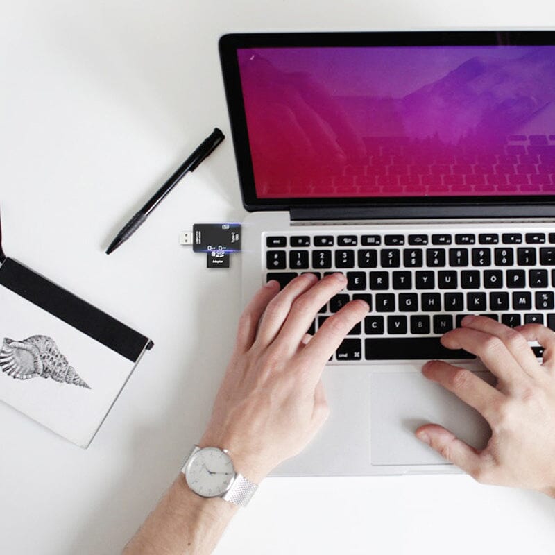 Memoryfast - LECTOR DE TARJETAS 6 EN 1