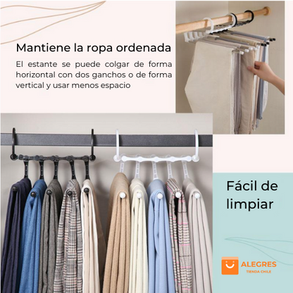 ColgaMax™ - Colgador de pantalones multifuncional
