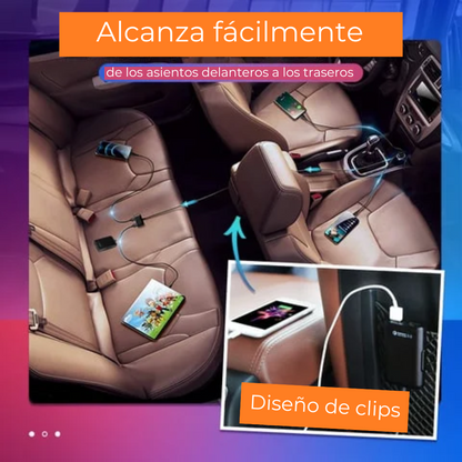 FastCharge™ - Cargador rápido para automóvil de 4 puertos