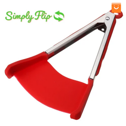 Espátula y pinzas 2 en 1: Simply Flip™