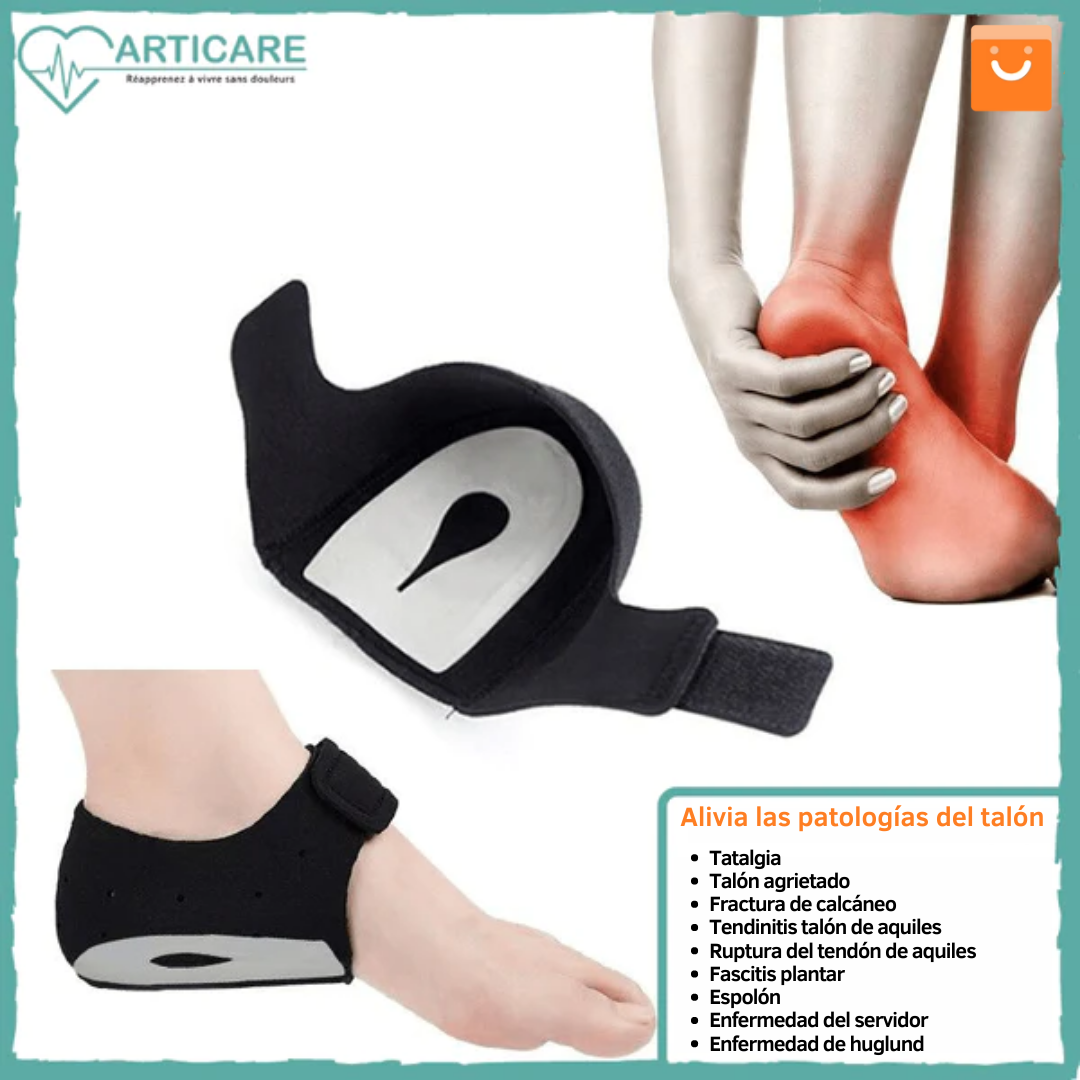 ArtiCare™ - Plantillas protectoras de talón (talla única ajustable)