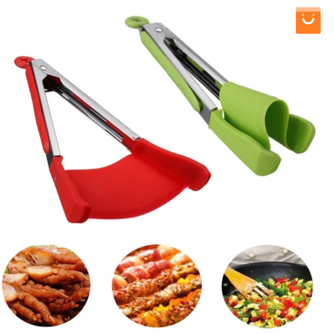 Espátula y pinzas 2 en 1: Simply Flip™