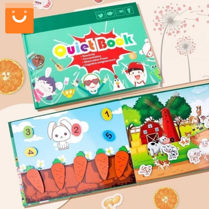 QuietBook™- Libro Montessori para Niños