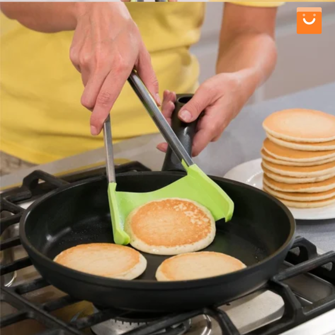 Espátula y pinzas 2 en 1: Simply Flip™