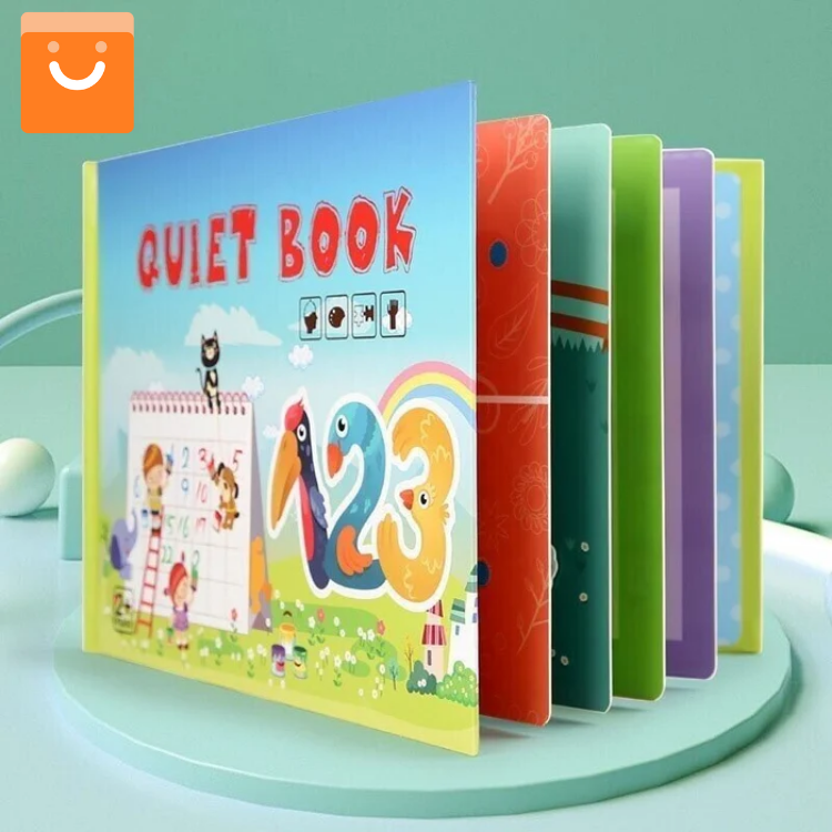 QuietBook™- Libro Montessori para Niños