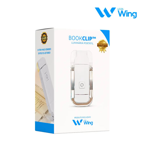 Booklamp - Lámpara de lectura portátil recargable