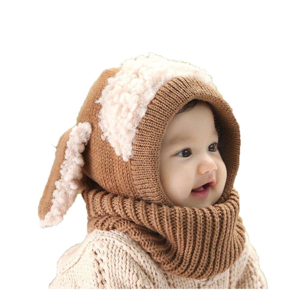 CozyCap™ -  gorro capucha y bufanda de lana perfecto para tu bebé